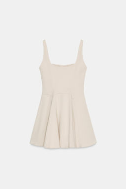 VESTIDO CORTO CORSETERO / Beige - Zara фото 5