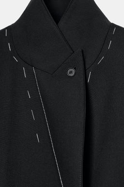 BLAZER OVERSIZE PESPUNTES / Negro - Zara фото 10