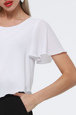 Блузка Все легко и просто, вайт - Dstrend фото 7