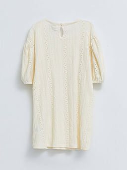 Bisiklet Yaka Fisto Detayl? K?sa Kollu K?z ?ocuk Bluz - Waikiki фото 2