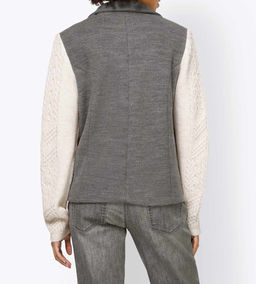 Блейзер, серый - Patrizia dini фото 4