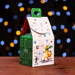 Цена за 5 шт. Подарочная коробка Домик чудес,9,1 х 7 х 15,7 см - Simaland фото 3