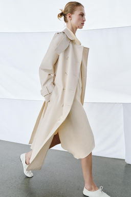 ZW COLLECTION BELTED TRENCH COAT - Zara фото 4