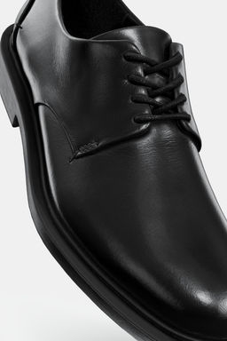 LEATHER DERBY LACE-UPS - Zara фото 6