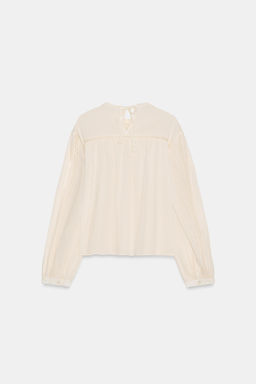 ZW COLLECTION EMBROIDERED SHIRT - Zara фото 6