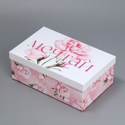 Набор подарочных коробок 5 в 1 Цветы, 22 14 8.5 32.5 20 12.5 см - Дарите счастье фото 11