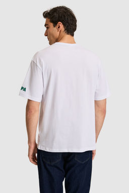 Erkek Comfort Fit Bisiklet Yaka Beyaz Ti__rt - U.s. polo assn фото 6