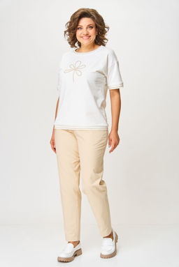 Футболка Rumoda 2261 молочный фото 7