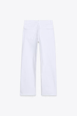 TRF CROPPED FLARE HIGH-WAIST JEANS