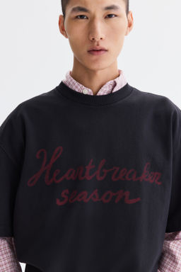 Camiseta con motivo termocr?mico Oversized Fit - H&m фото 3