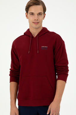 Мужской бордово-красный свитшот Неожиданная скидка в корзине - U.s. polo assn фото 3