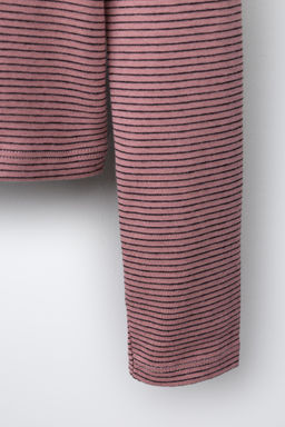 STRIPED PRINT T-SHIRT - Zara фото 4