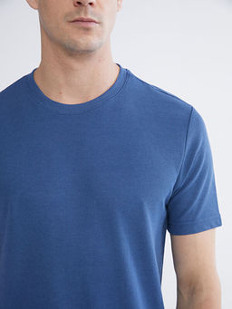 Bisiklet Yaka Penye Erkek Ti??rt