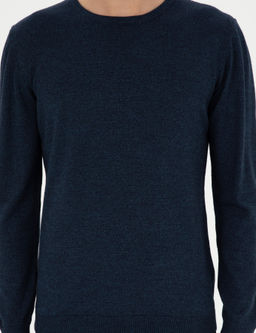 Темно-синий зауженный свитер - Cacharel фото 6