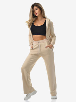 Брюки из футера. М-530  ТОПЛЁНОЕ МОЛОКО - А+б коллекция фото 2