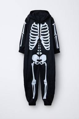SKELETON JUMPSUIT COSTUME