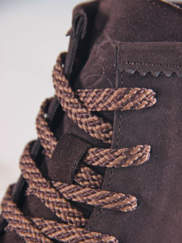 Ботинки 319.22511br.Коричневый замша/мех