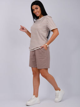 Костюм "Океан" бежевый, трикотаж