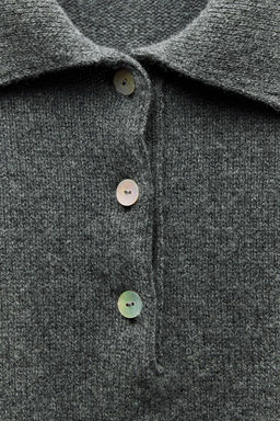 CASHMERE POLO SWEATER - Zara фото 9