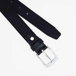 Ремень детский, ширина 2,5 см, винт, пряжка металл, цвет чёрный - Simaland фото 2