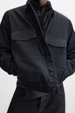 SELVEDGE DENIM OVERSHIRT - Zara фото 4