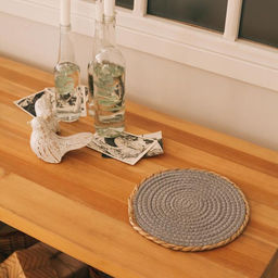 Салфетка сервировочная на стол Доляна Мэг, 2525 см, цвет голубой  фото 6