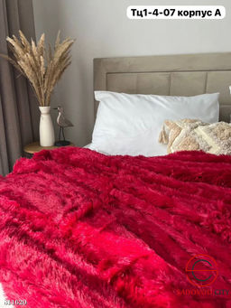 Плед пушистый покрывало евро