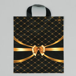 Цена за 50 шт. Пакет «Золотые сети», полиэтиленовый с петлевой ручкой, 35×28 см, 55 мкм