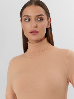 Водолазка женская бежевая - Mark formelle фото 4