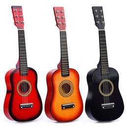 Гитара деревянная, 6 струн "Звонкая струна" в пакете