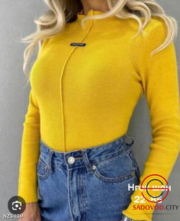 Водолазка женская однотонная