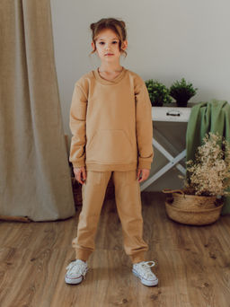 Костюм свитшот+брюки песочный, песочный - Lesi kids фото 25