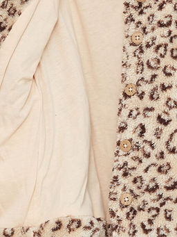 G?mlek Yaka Uzun Kollu Desenli K?z Bebek Mont - Waikiki фото 3