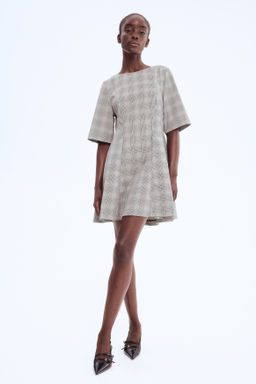 Vestido entallado de sarga - H&m фото 7