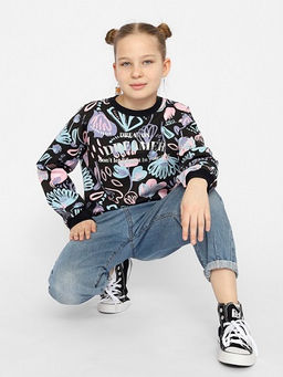 CRB wear/CSJG 63484-22-356 Джемпер для девочки,черный/Ex.Cherubino фото 6