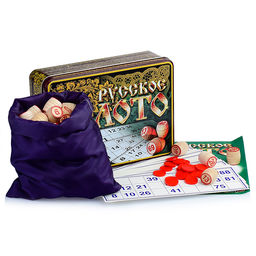 Лото Русское Русские узоры (жестяная коробка)