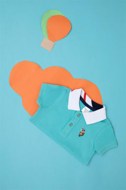 Базовая футболка мятного цвета для мальчиков