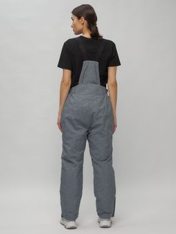 Горнолыжный костюм женский большого размера фиолетового цвета 02272-3F