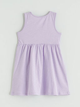 Bask?l? K?z ?ocuk Elbise