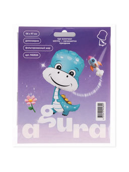 Воздушный шар фольгированный 38" «Динозаврик мальчик»