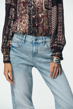 Z1975 FLARE FIT LOW-RISE JEANS - Zara фото 3