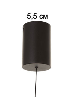 Светильник BayerLux «Кинг», 7 Вт, LED, 4000К, чёрный/белый, 9×9×18(+150) см