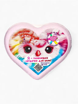 Бомбочка для ванн я-плавающее сердечко, сладкий аромат, 130 г