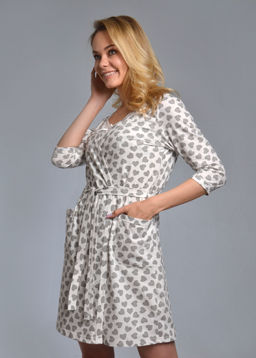 Халат с сорочкой ТЕДДИ (молоко №18) - Ивановская трикотажная компания фото 3