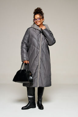 Пальто Beautiful Free 8017 графит