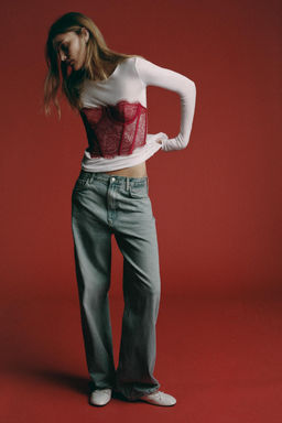 LACE UNDERWIRE CORSET - Zara фото 3