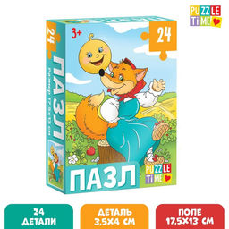 Цена за 3 шт. Пазл «Колобок», 24 элемента