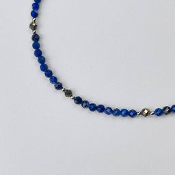 Чокер из Лазурита и Пирита - Радуга самоцветов фото 3