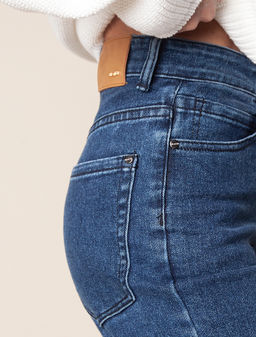 VILATTE / Джинсы mom-fit из эластичного денима  фото 2