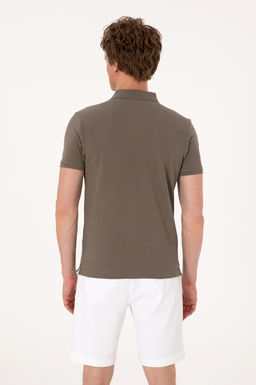Erkek Slim Fit Polo Yaka Vizon Basic Ti__rt Sepette S_rpriz _ndirim - U.s. polo assn фото 5